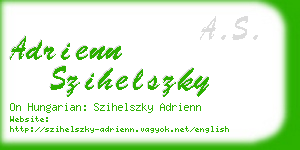 adrienn szihelszky business card